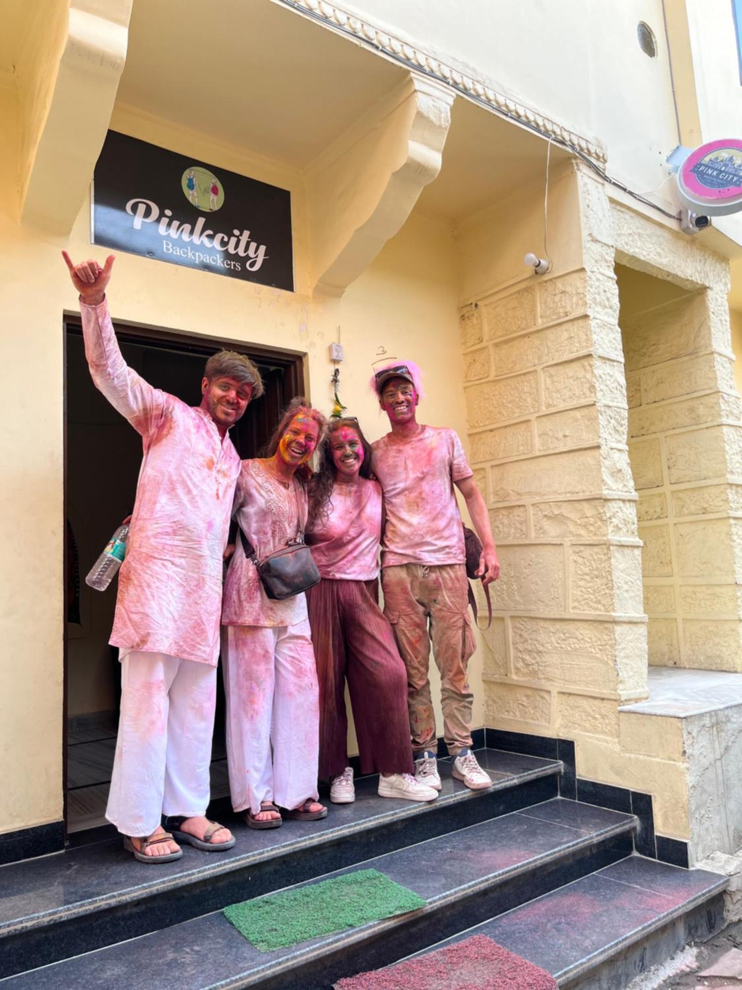Pink City Backpackers Jaipur Exterior photo